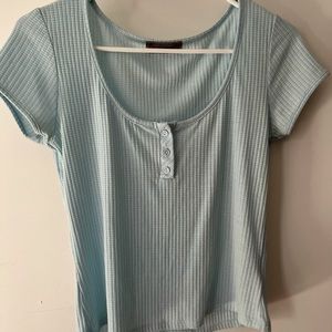 URBAN OUTFITTERS LIGHT BLUE TOP